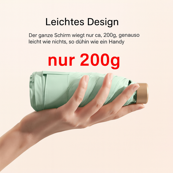 Mini-Taschen-Sonnenschirm