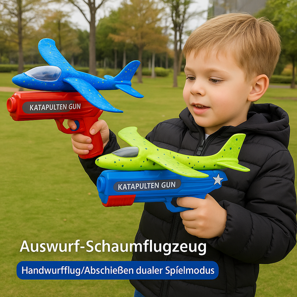Kinder Katapult Flugzeuge Spaß
