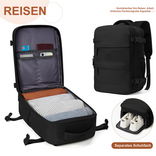 Handgepäck Rucksack 40×20×25 cm – Ideal für Reisen